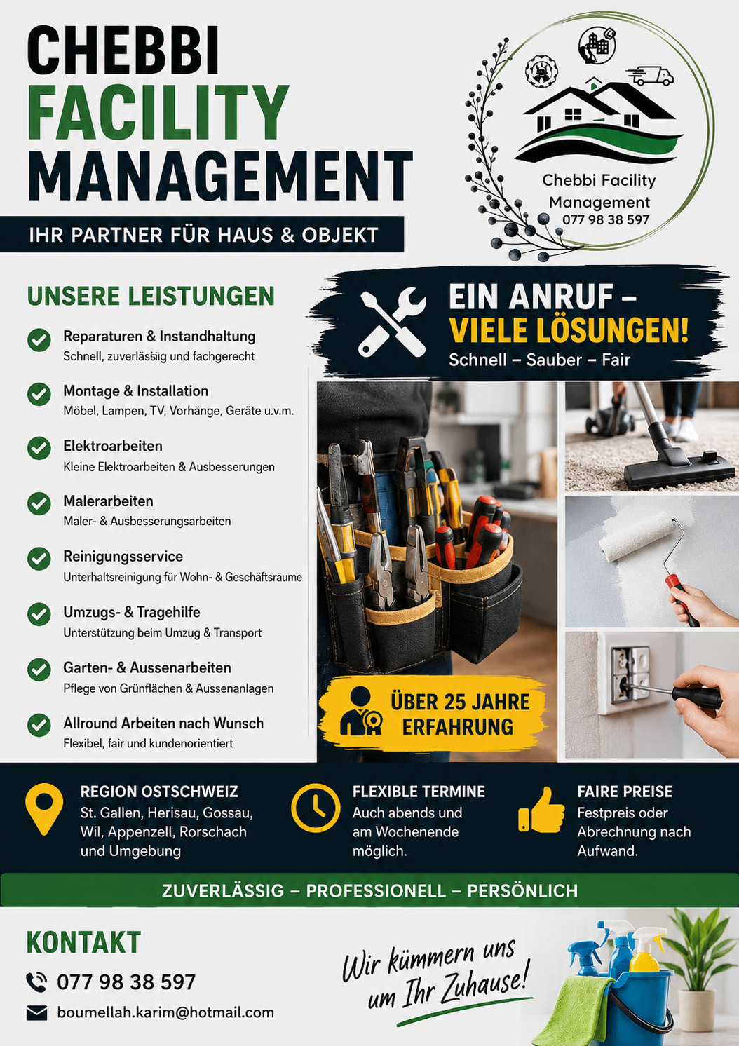 Chebbi Facility Management – Dienstleistungen